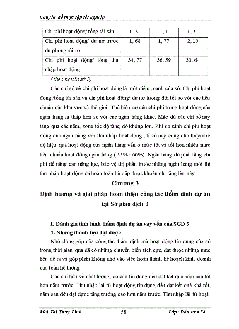 image for page Thẩm định dự án tại sở giao dịch 3 ngân hàng đầu tư và phát triển Việt Nam .Thực trạng và giải pháp