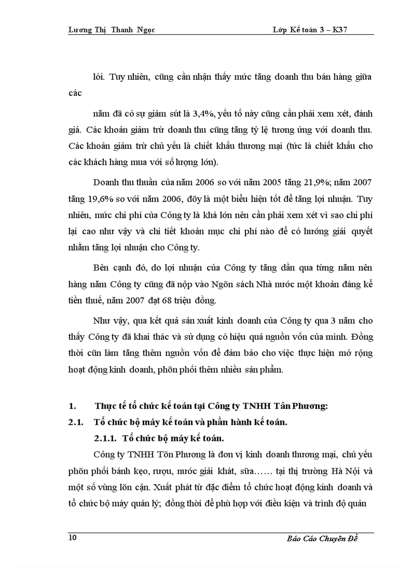 image for page Hoàn thiện kế toán bán hàng và xác định kết quả kinh doanh tại Công ty TNHH Tân Phương