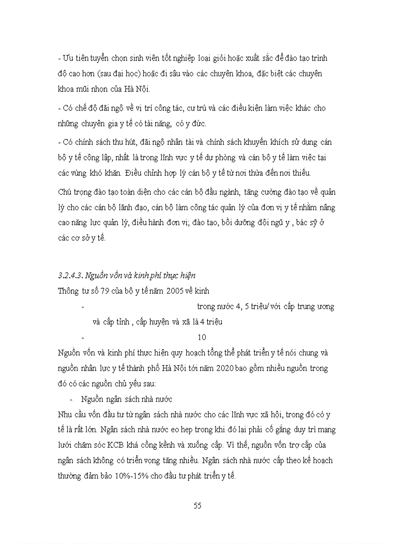 image for page Phát triển nhân lực y tế thành phố Hà Nội tới năm 2020