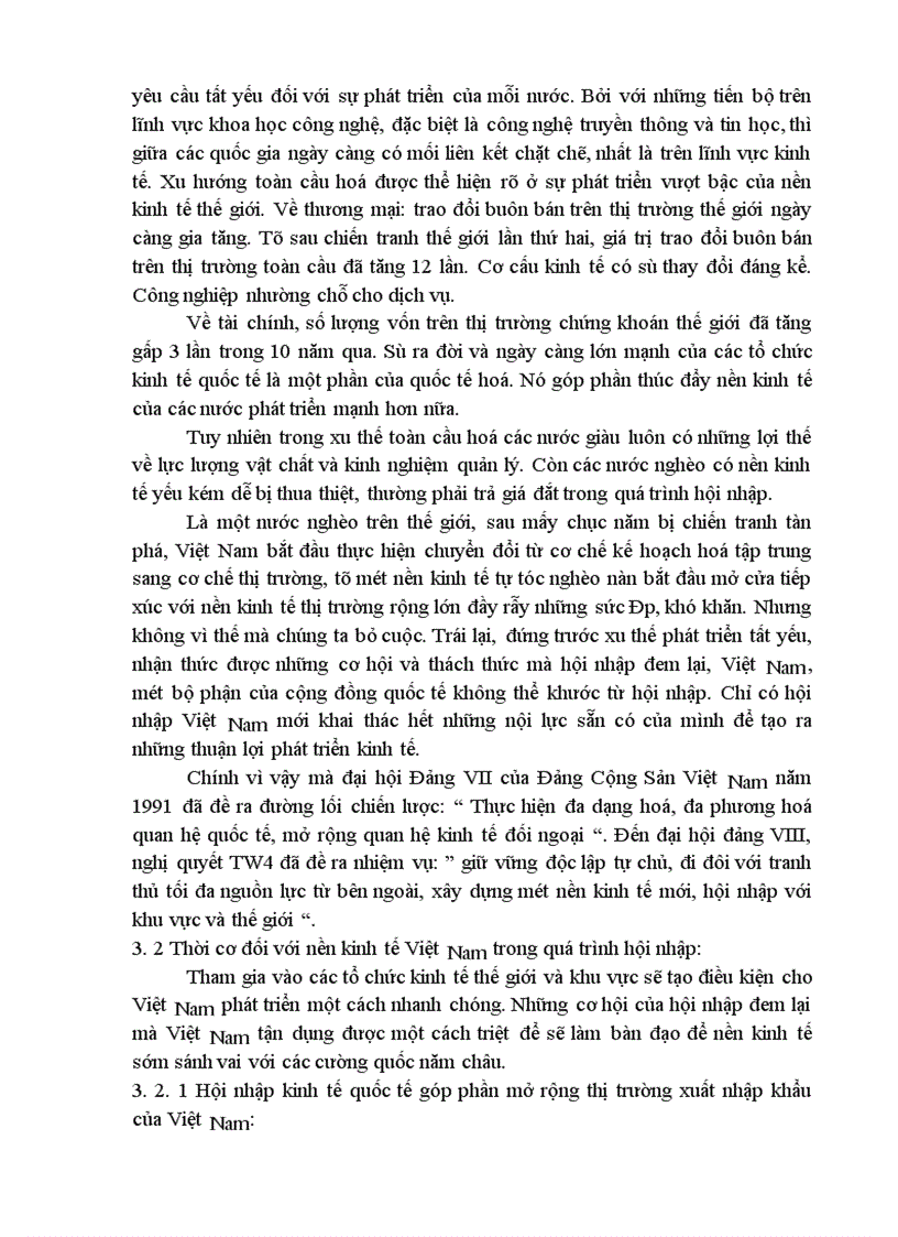 image for page Hội nhập kinh tế quốc tế và những thách thức đối với Việt Nam