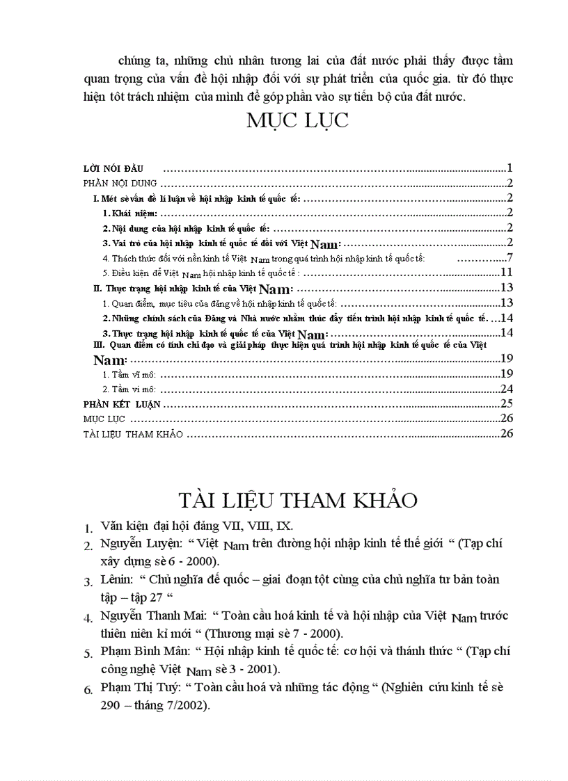 image for page Hội nhập kinh tế quốc tế và những thách thức đối với Việt Nam