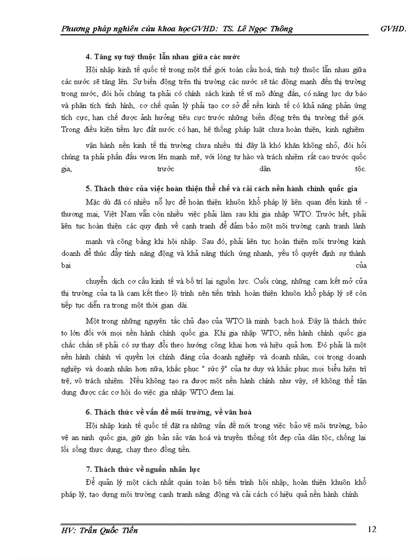 image for page Những cơ hội và thách thức đối với sự phát triển quan hệ thương mại quốc tế của Việt Nam sau khi gia nhập WTO và giải pháp khai thác cơ hội, vượt qua thách thức
