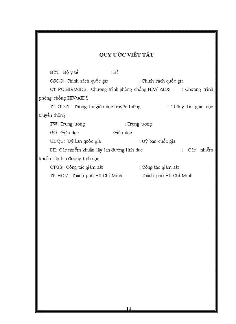 image for page Khảo sát và đánh giá sơ bộ công tác quản lý chương trình hiv