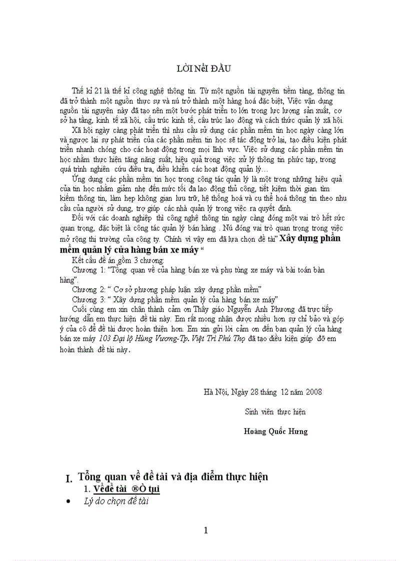 image for page Xây dựng phần mềm quản lý cửa hàng bán xe máy