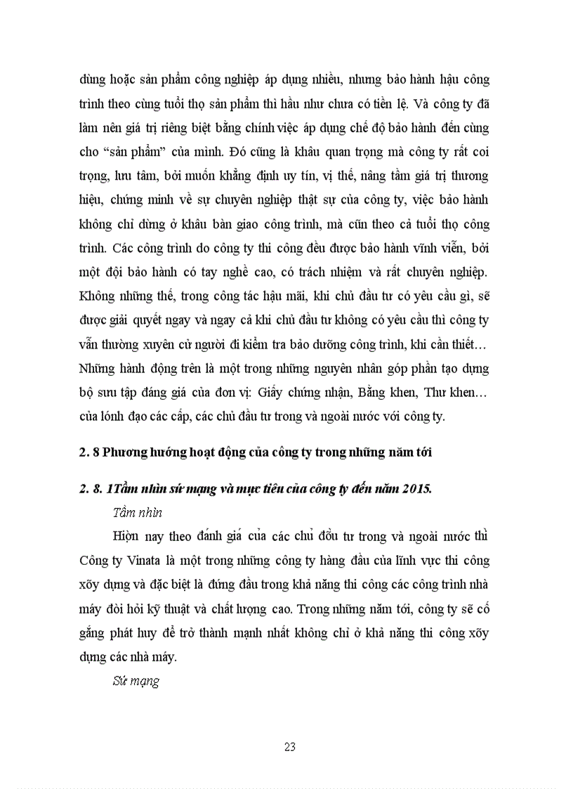 image for page Báo cáo thực tập tại công ty TNHH Quốc tế liên doanh VINACONEX - TAISEI