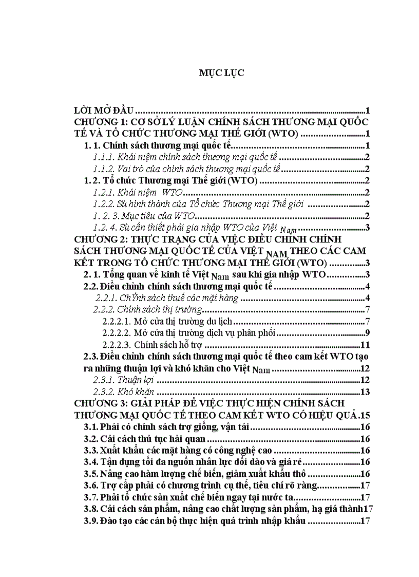 image for page Điều chỉnh chính sách thương mại quốc tế của Việt Nam theo các cam kết trong Tổ chức Thương mại Thế giới (WTO) và giải pháp