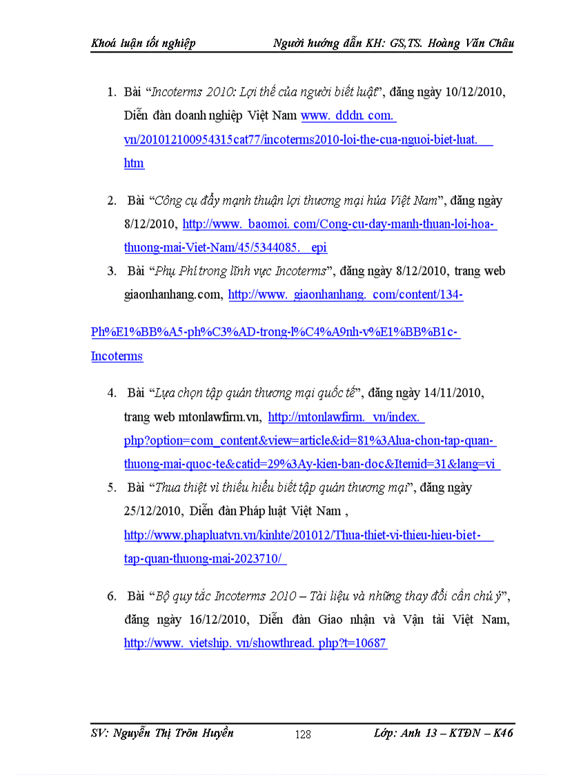 image for page Các doanh nghiệp xuất nhập khẩu Việt Nam trong việc sử dụng các điều khoản của Incoterms 2010