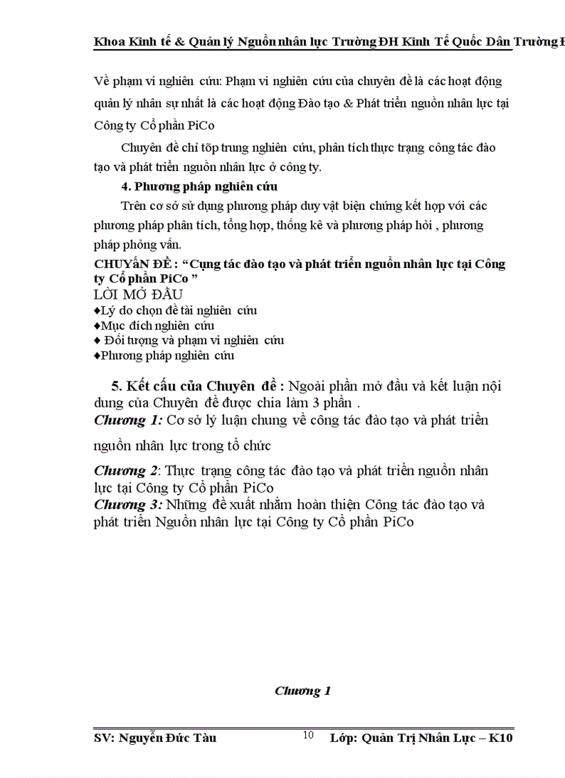 image for page Công tác đào tạo và phát triển nguồn nhân lực trong Công ty Cổ phần PiCo