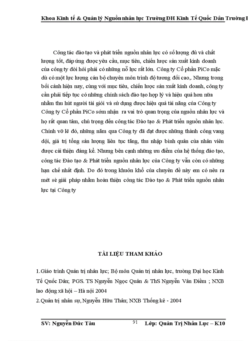 image for page Công tác đào tạo và phát triển nguồn nhân lực trong Công ty Cổ phần PiCo