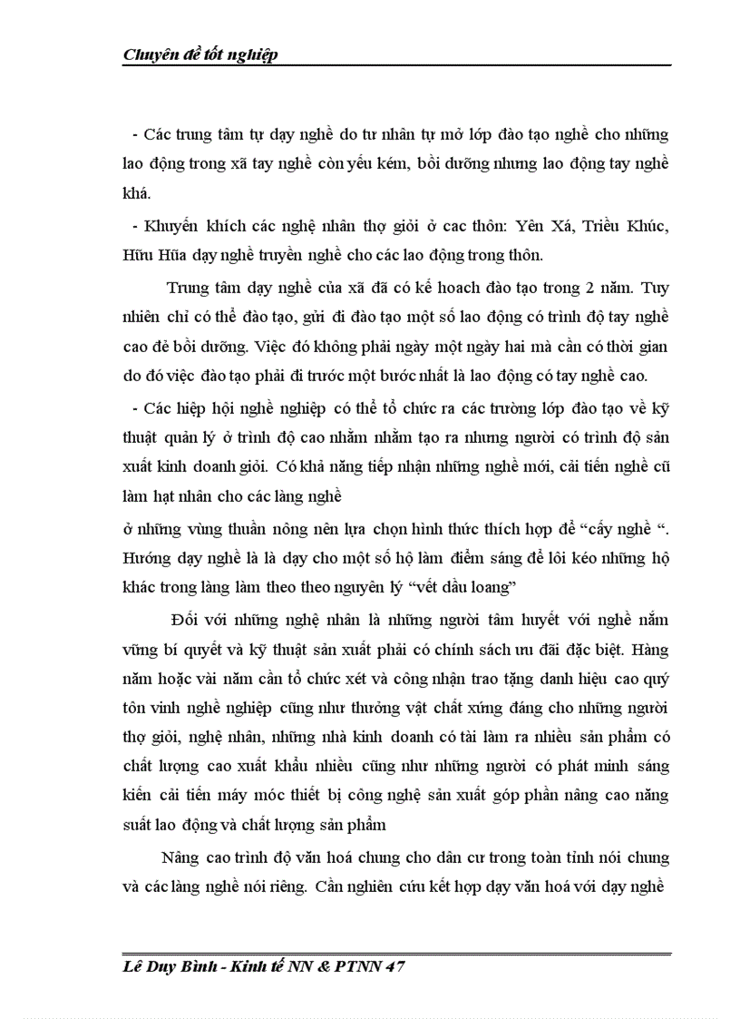 image for page Thực trạng và giải pháp chủ yếu phát triển làng nghề truyền thống ở xó Tõn Triều huyện Thanh Trì- Hà Nội trong thời kỳ hội nhập.