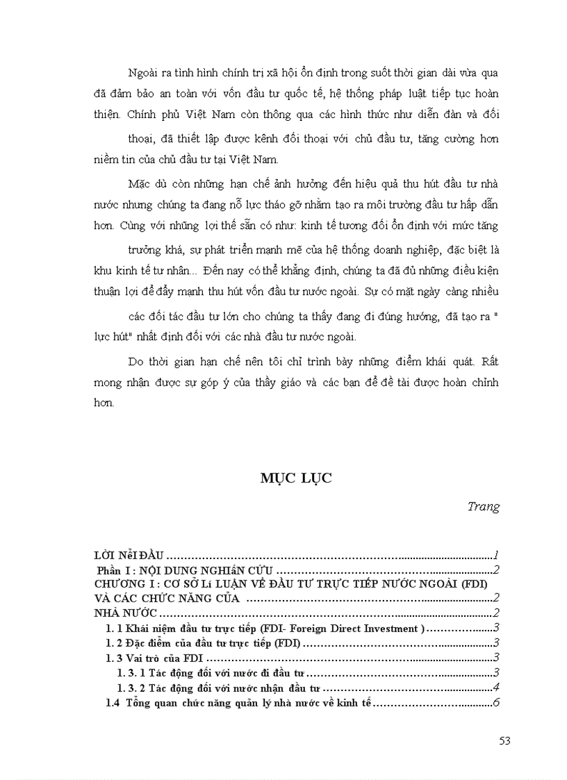 image for page Cơ hội và thách thức đối với việc phát triển đầu tư trực tiếp nước ngoài (FDI) tại Việt nam sau khi gia nhập WTO và chức năng của chính phủ trong việc quản lý kinh tế