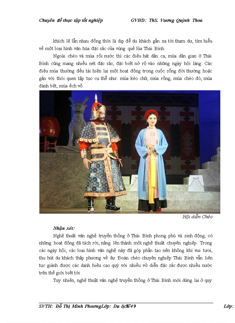 image for page Phát triển du lịch văn hóa tại Thái Bình LỜI MỞ ĐẦU Theo tổ chức Du lịch thế giới UNWTO