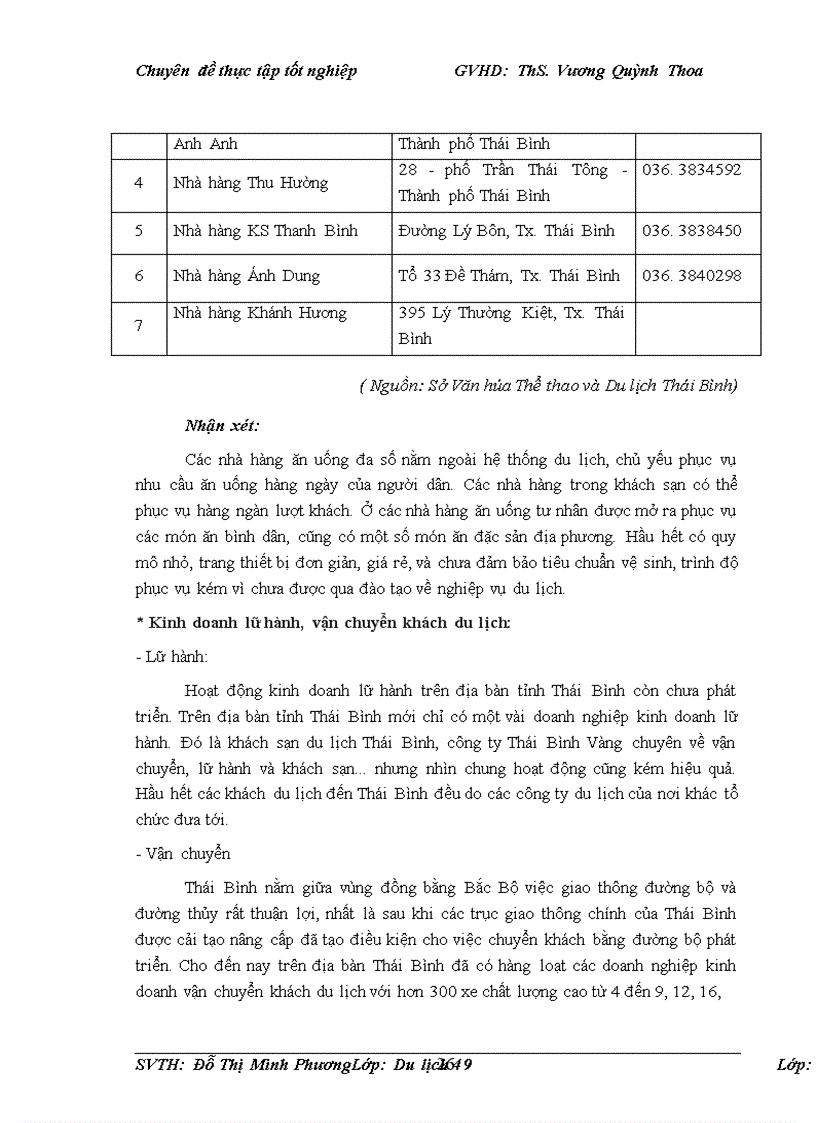 image for page Phát triển du lịch văn hóa tại Thái Bình LỜI MỞ ĐẦU Theo tổ chức Du lịch thế giới UNWTO