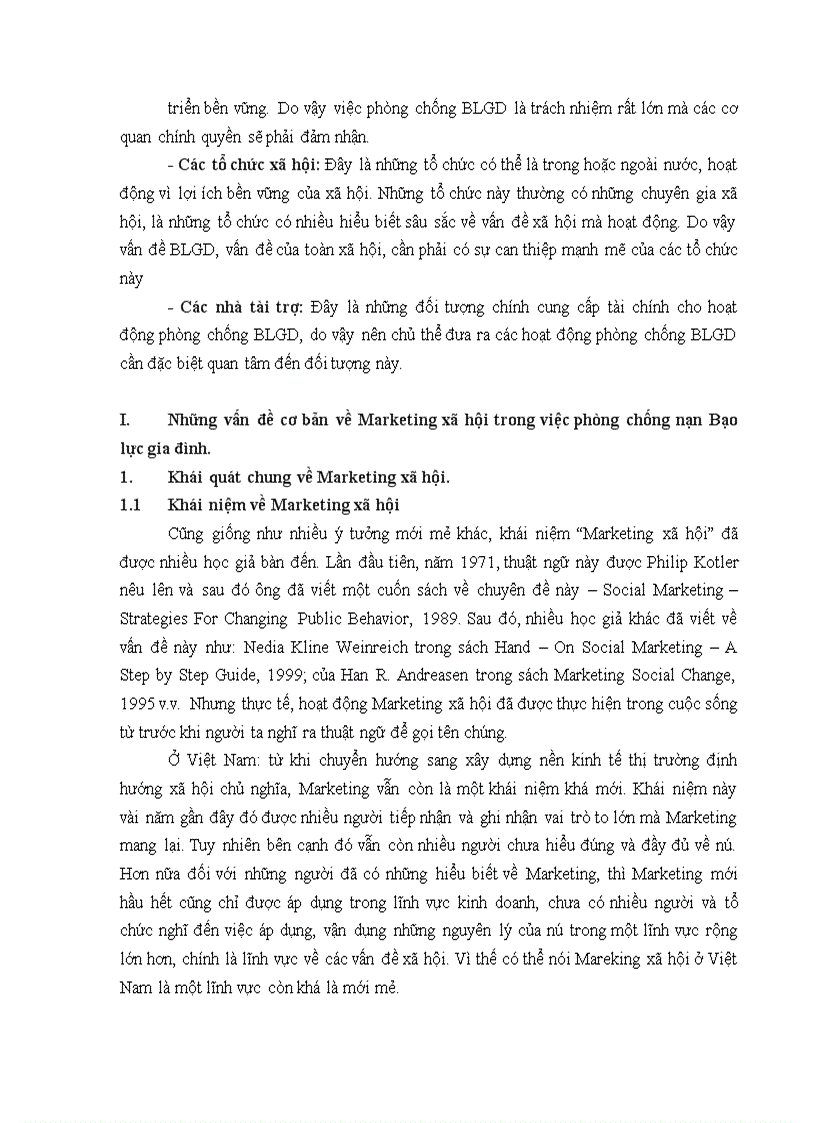 image for page Những giải pháp Marketing của Trung tâm Phụ nữ và Phát triển nhằm phòng chống nạn Bạo lực gia đình tại Việt Nam hiện nay