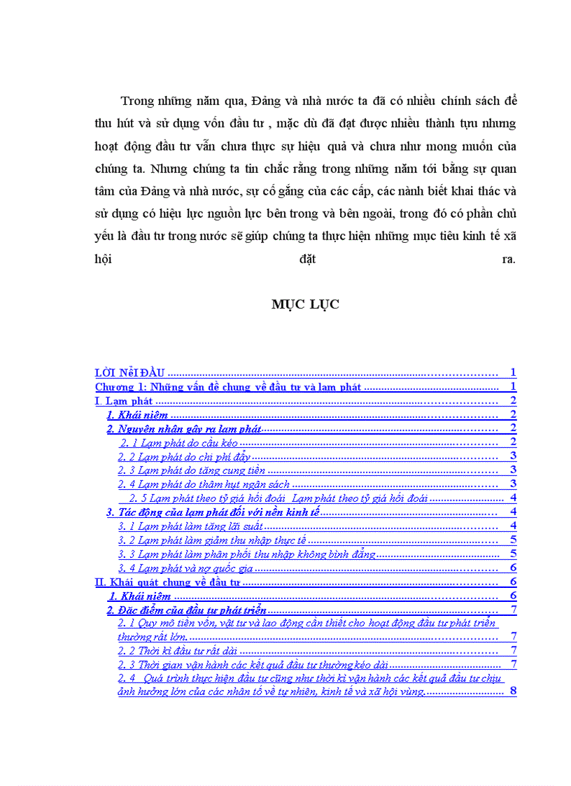 image for page Mối quan hệ giữa lạm phát và đầu tư. Thực trạng và giải pháp tại Việt Nam trong những năm gần đây