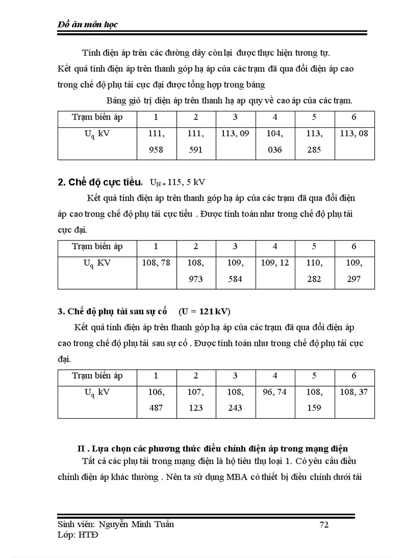 image for page Thiết kế đồ án về mạng lưới điện khu vực