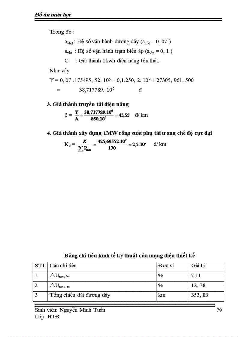 image for page Thiết kế đồ án về mạng lưới điện khu vực
