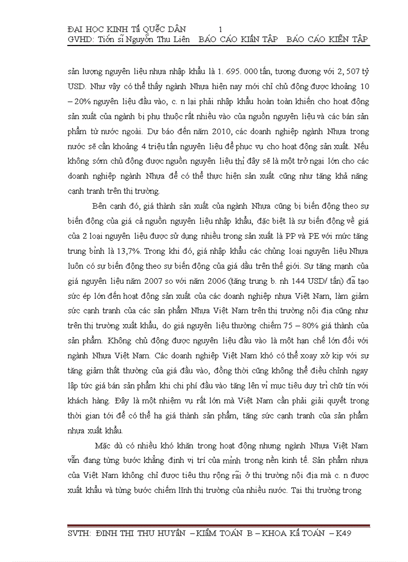 image for page Một số đánh giá về tình hình tổ chức hạch toán kế toán tại công ty TNHH Nhựa Song Long