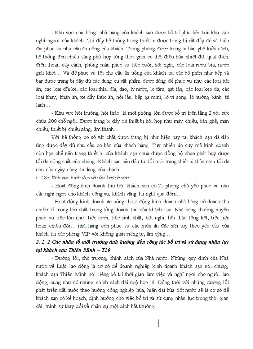 image for page Hoàn thiện bố trí và sử dụng nhân lực tại khách sạn Thiên Minh – T20