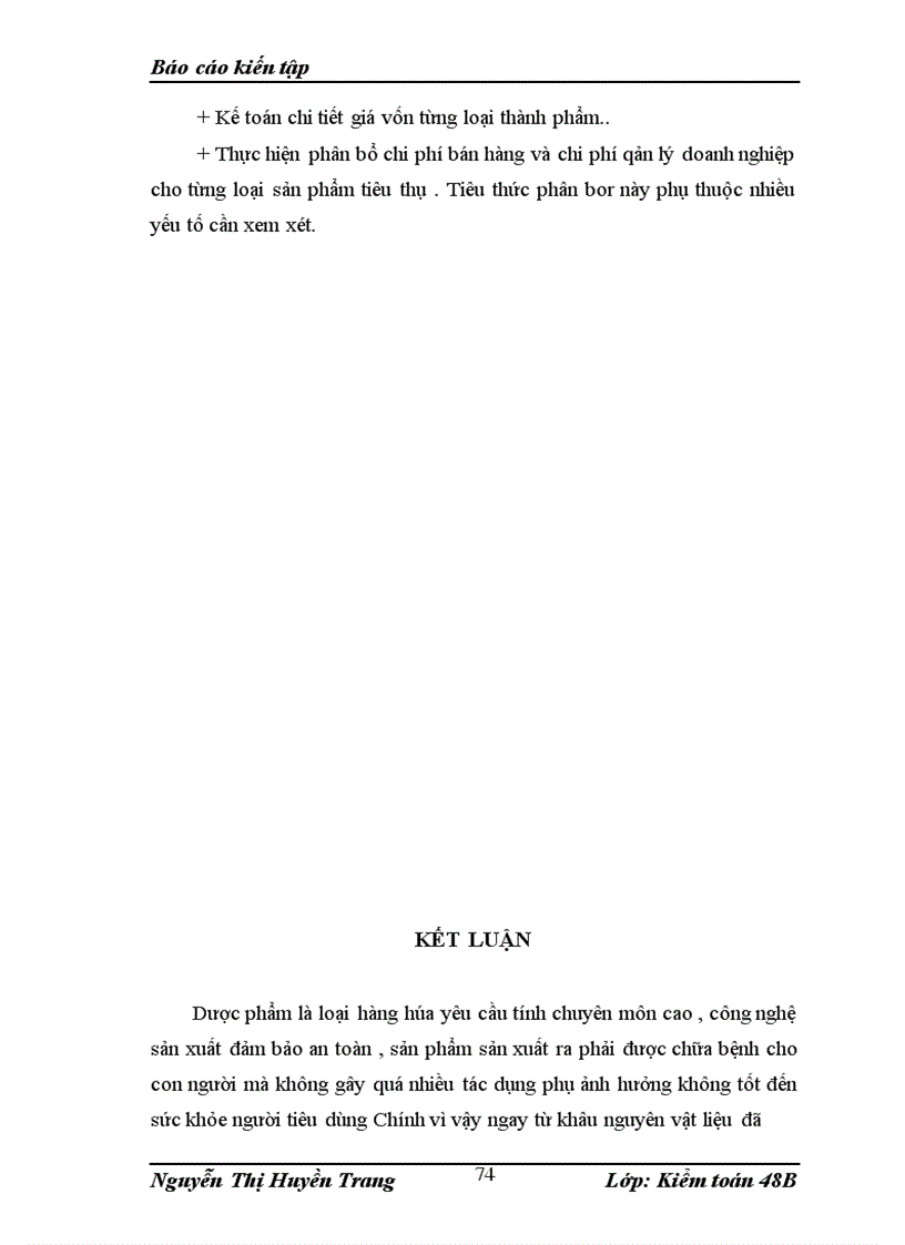 image for page Báo cáo thực tập tại công ty cổ phần dược traphaco