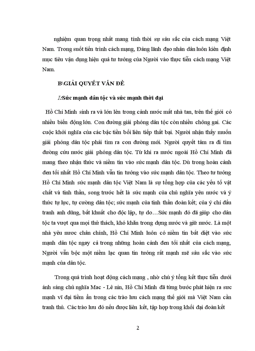 image for page Tìm hiểu rõ mối quan hệ giữa sức mạnh dân tộc và sức mạnh thời đại theo tư tưởng Hồ Chí Minh.