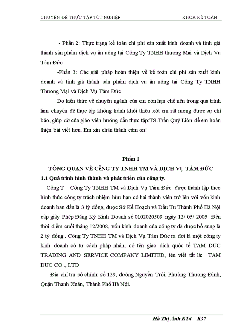 image for page Kế toán chi phí sản xuất và tính giá thànhsản phẩm dịch vụ ăn uống
