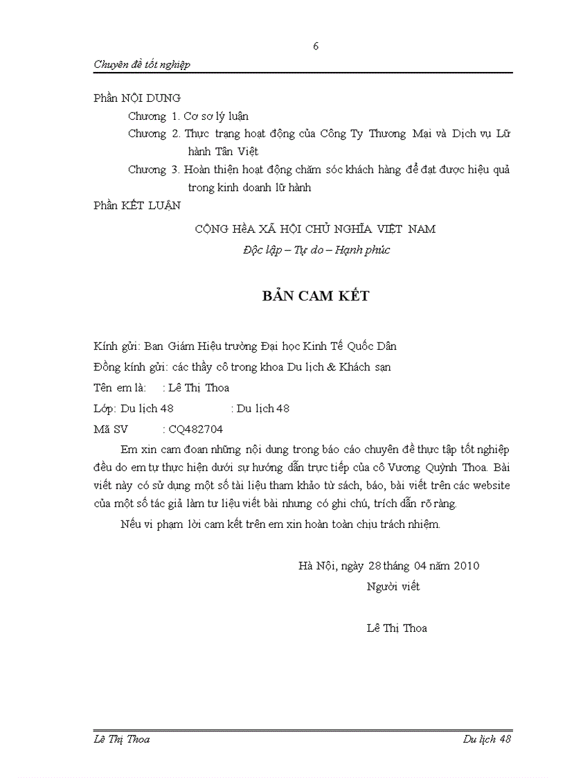 image for page Hoàn thiện hoạt động chăm sóc khách hàng tại Công ty Thương Mại và Dịch vụ Lữ hành Tân Việt