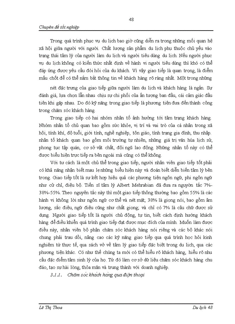 image for page Hoàn thiện hoạt động chăm sóc khách hàng tại Công ty Thương Mại và Dịch vụ Lữ hành Tân Việt