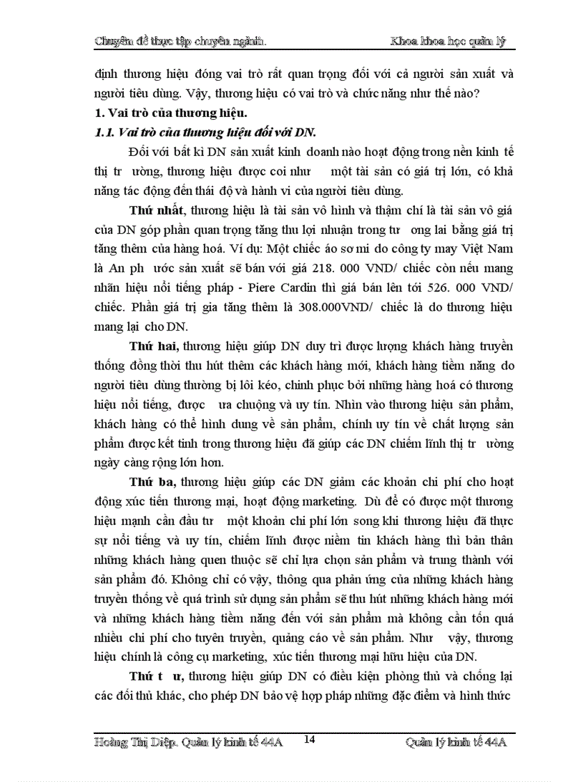 image for page Một số giải pháp nhằm xây dựng và phát triển thương hiệu của Công ty Cổ phần may Thăng Long trên thị trường nội địa