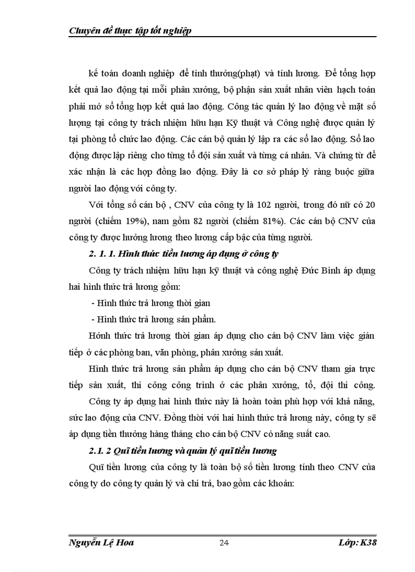 image for page Kế toán tiền lương và các khoản trích theo lương ngoài phần mở đầu và phần kết luận thì báo cáo gồm có ba chương
