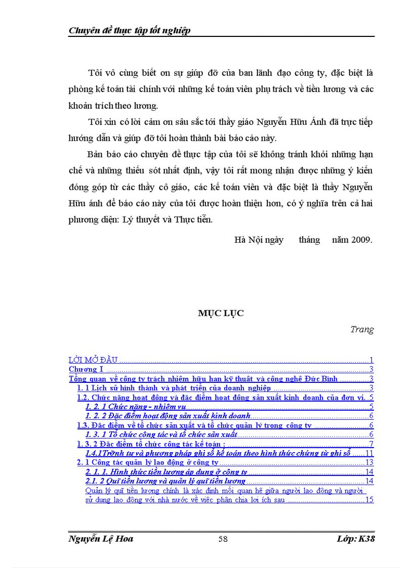 image for page Kế toán tiền lương và các khoản trích theo lương ngoài phần mở đầu và phần kết luận thì báo cáo gồm có ba chương