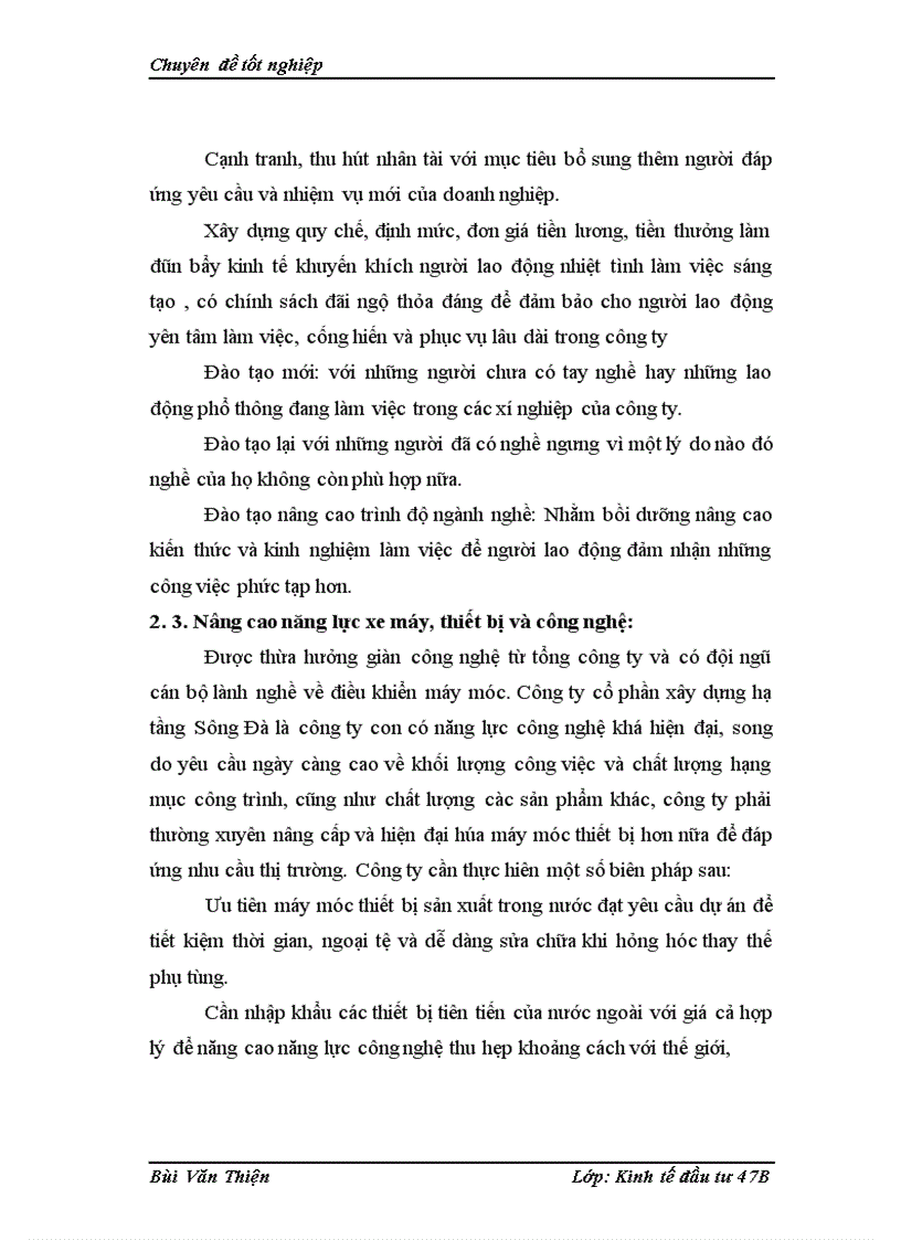 image for page Thực trạng đầu tư phát triển ở công ty cổ phần xây dựng hạ tầng SÔNG ĐÀ