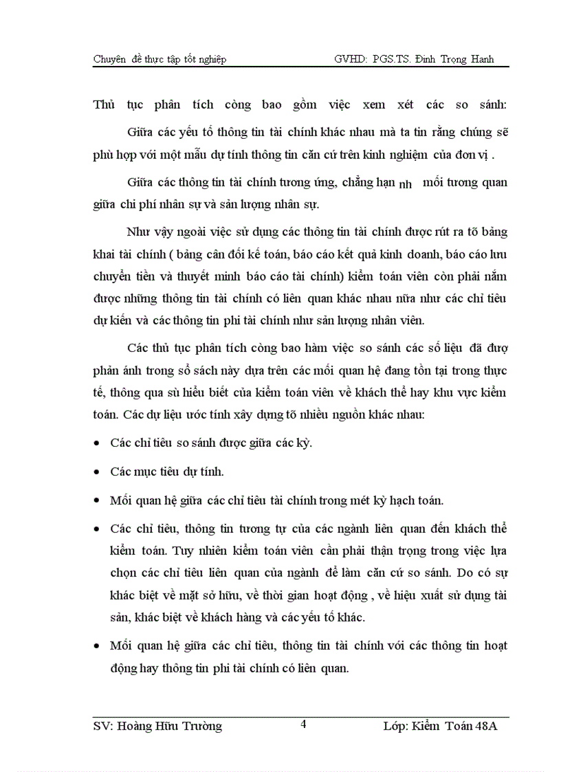 image for page Thực trạng vận dụng thủ tục phân tích kiểm toán khoản mục doanh thu trong kiểm toán báo cáo tài chính do công ty ava thực hiện