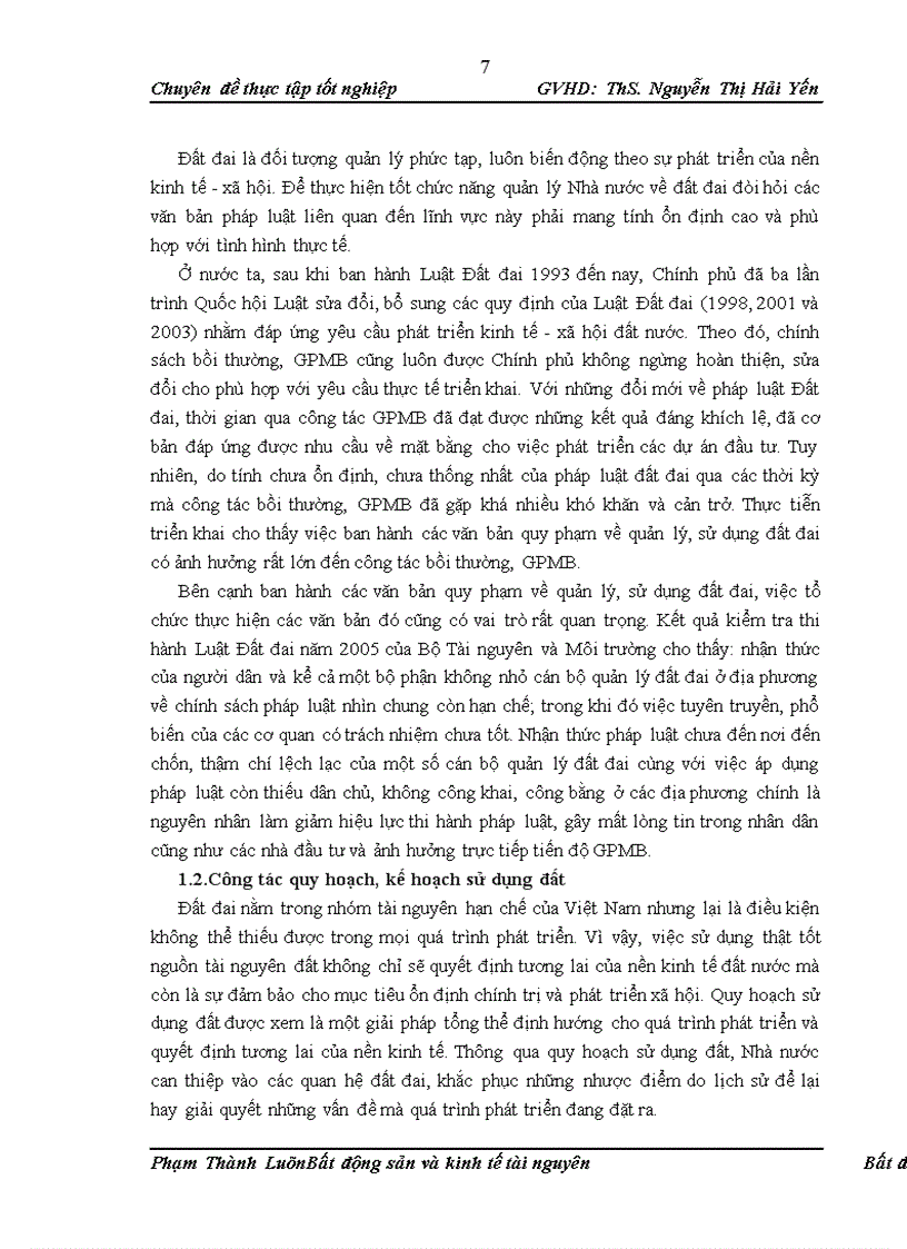 image for page Đánh giá tình hình thực hiện chính sách về bồi thường, hỗ trợ tái định cư khi Nhà nước thu hồi đất tại một số địa phương và đề xuất các giải pháp để hoàn thiện,