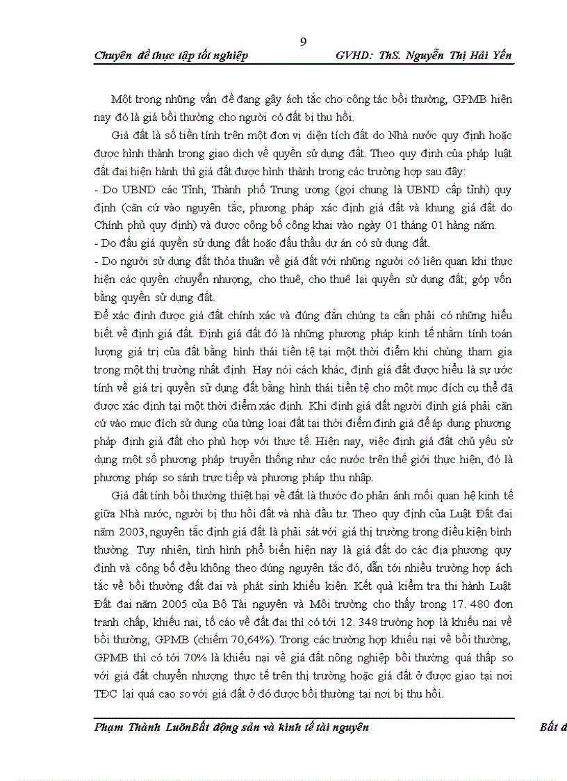 image for page Đánh giá tình hình thực hiện chính sách về bồi thường, hỗ trợ tái định cư khi Nhà nước thu hồi đất tại một số địa phương và đề xuất các giải pháp để hoàn thiện,