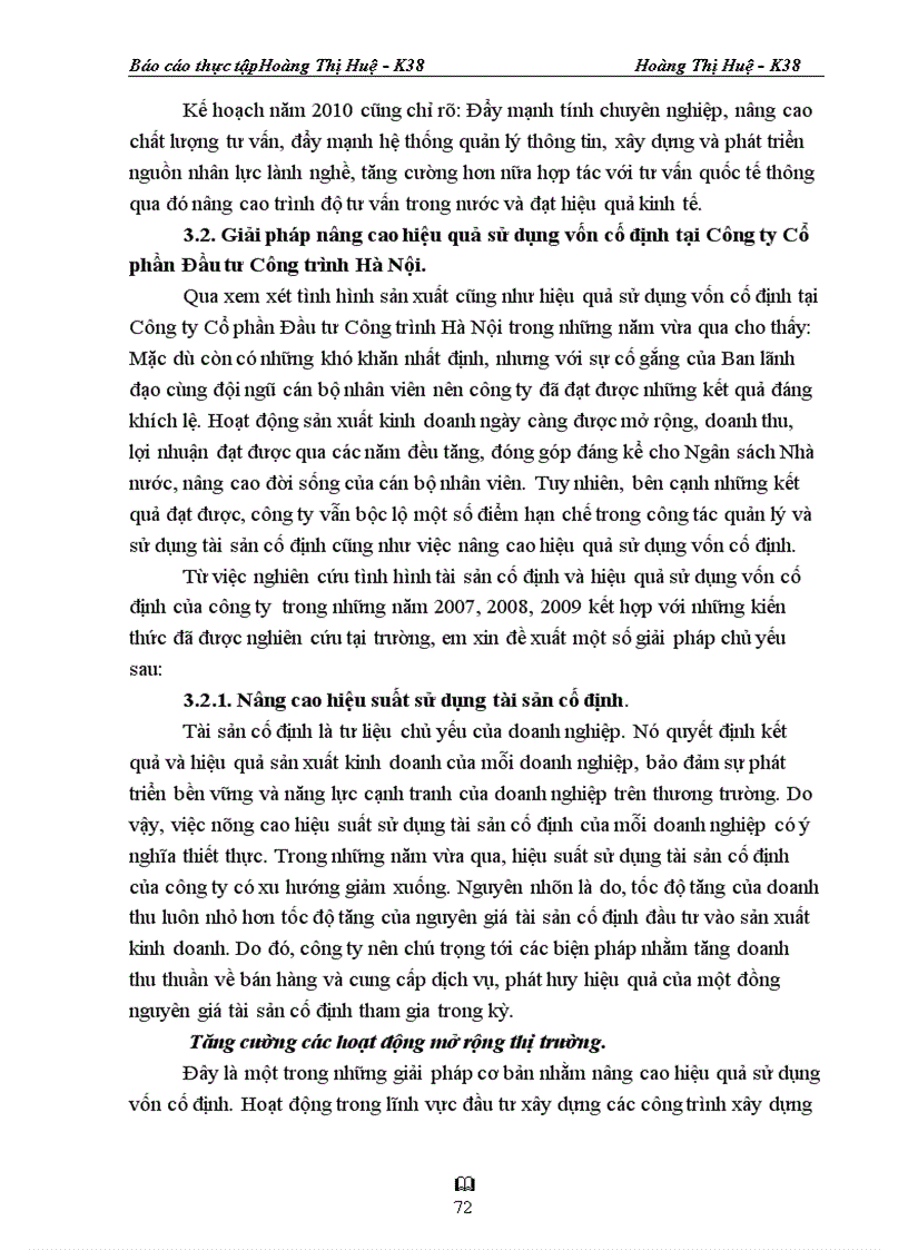 image for page Một số giải pháp nâng cao hiệu quả sử dụng vốn cố định của Công ty Cổ phần Đầu tư Công trình Hà Nội