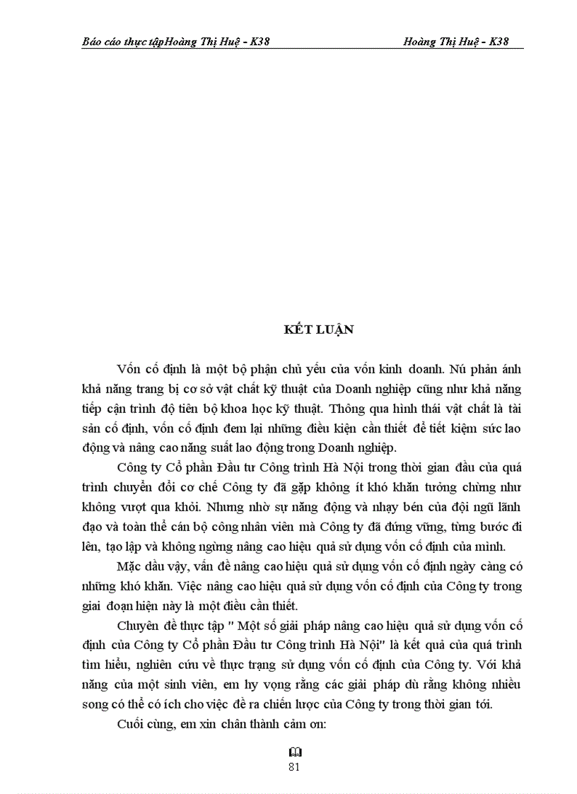 image for page Một số giải pháp nâng cao hiệu quả sử dụng vốn cố định của Công ty Cổ phần Đầu tư Công trình Hà Nội