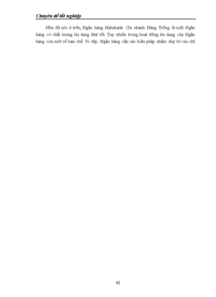 image for page Giải pháp nâng cao chất lượng tín dụng tại Chi nhánh Hàng Trống Ngân hàng TMCP nhà Hà Nội