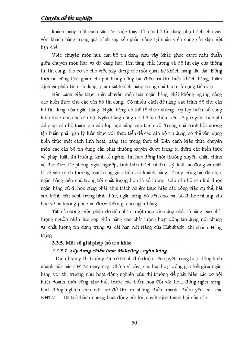 image for page Giải pháp nâng cao chất lượng tín dụng tại Chi nhánh Hàng Trống Ngân hàng TMCP nhà Hà Nội