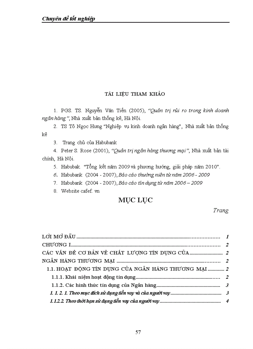 image for page Giải pháp nâng cao chất lượng tín dụng tại Chi nhánh Hàng Trống Ngân hàng TMCP nhà Hà Nội