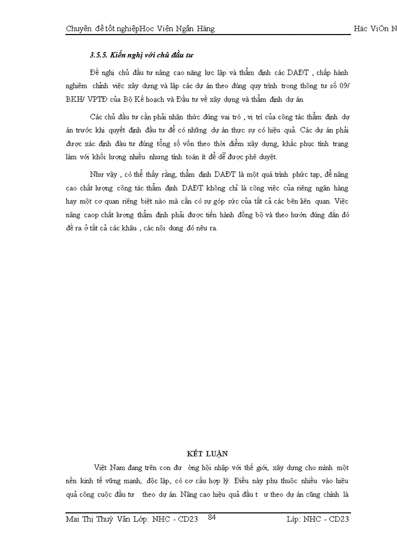 image for page Một số giải pháp và kiến nghị nhằm nâng cao chất lượng thẩm định DAĐT tại Ngõn hàng Thương mại Cổ phần Nhà Hà Nội – Chi nhỏnh Cầu Giấy