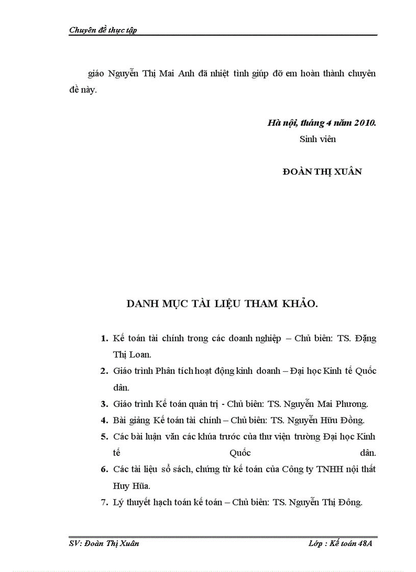 image for page Hoàn thiện kế toán nguyên vật liệu tại Công ty TNHH nội thất Huy Hòa.