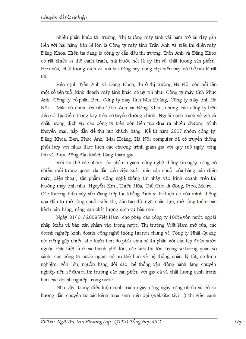 image for page Nâng cao năng lực cạnh tranh công ty TNHH thương mại và công nghệ Nhật Quang