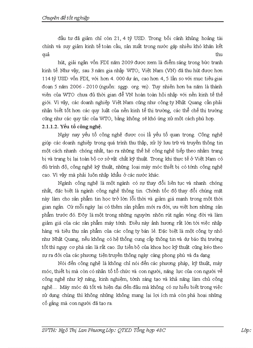 image for page Nâng cao năng lực cạnh tranh công ty TNHH thương mại và công nghệ Nhật Quang