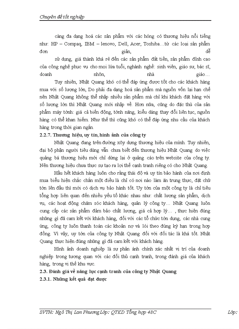 image for page Nâng cao năng lực cạnh tranh công ty TNHH thương mại và công nghệ Nhật Quang