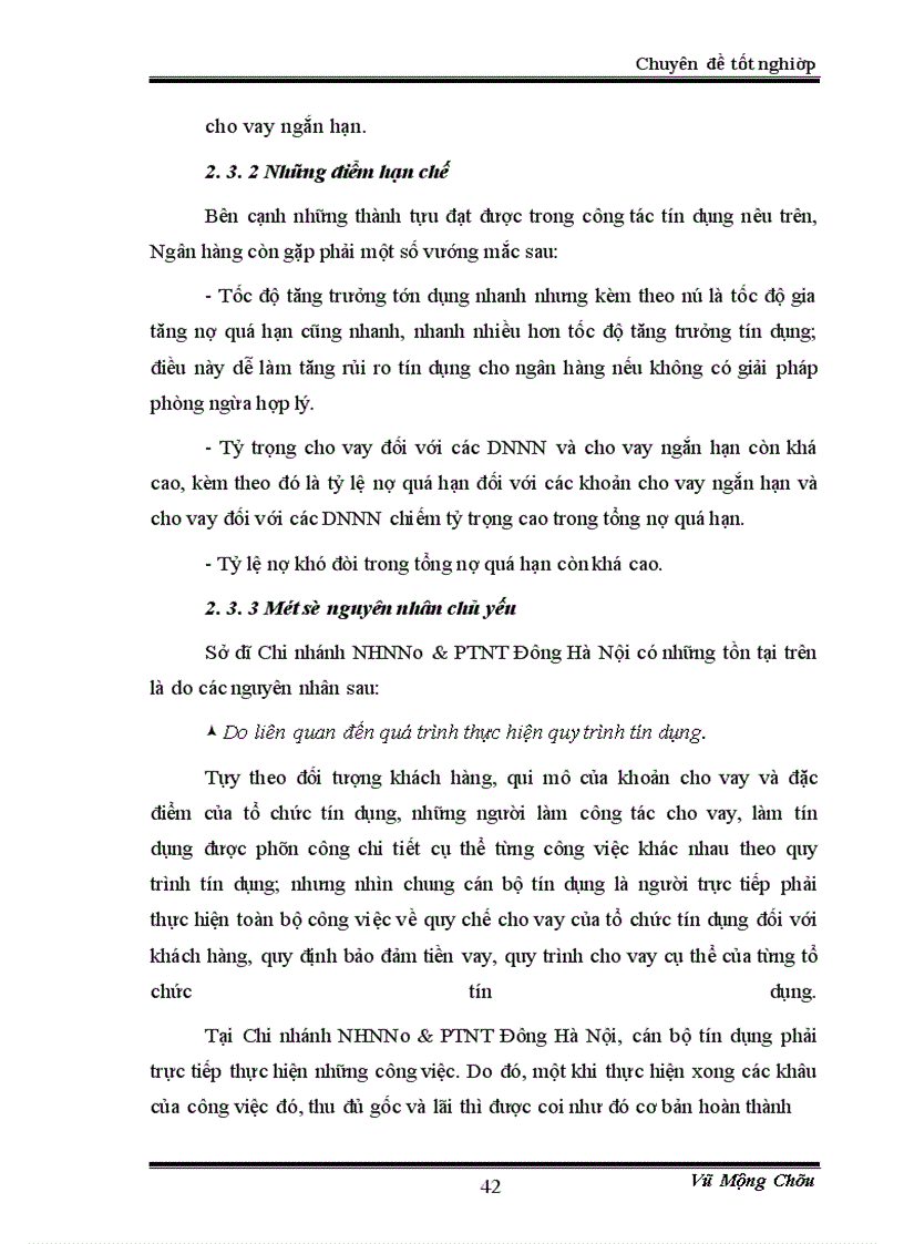 image for page Giải pháp mở rộng tín dụng tại NHNNo&PTNT Việt Nam - chi nhánh Đông Hà Nội