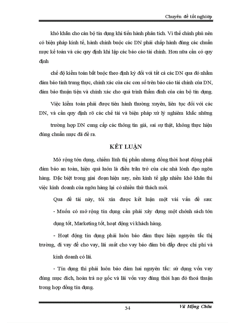image for page Giải pháp mở rộng tín dụng tại NHNNo&PTNT Việt Nam - chi nhánh Đông Hà Nội