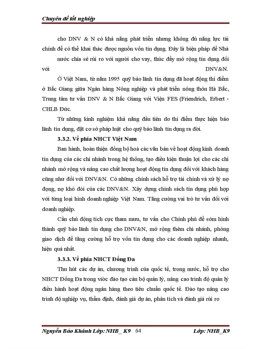 image for page Giải pháp tín dụng cho DN vừa và nhỏ của Ngân hàng công thương Đống Đa