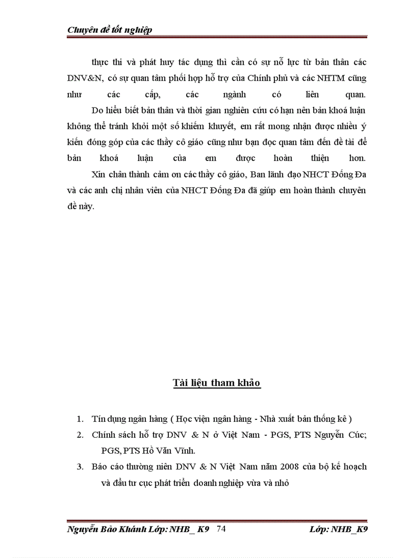 image for page Giải pháp tín dụng cho DN vừa và nhỏ của Ngân hàng công thương Đống Đa