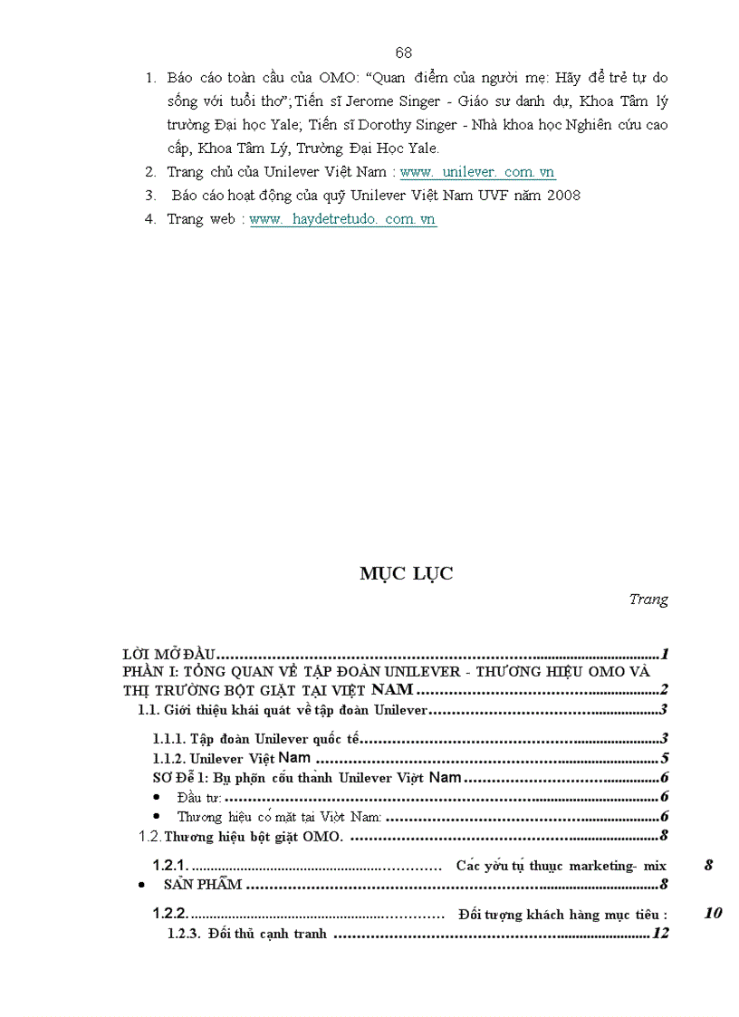 image for page Hoạt động quan hệ công chúng với thông điệp: “ Hãy để trẻ tự do vui chơi – ngại gì vết bẩn” cho thương hiệu OMO trên thị trường Việt Nam _Thực trạng và giải pháp